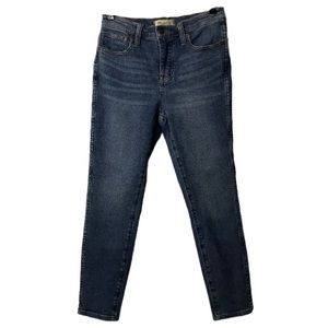 Madewell Blue Jeans 10” High-Rise Skinny Crop 25P